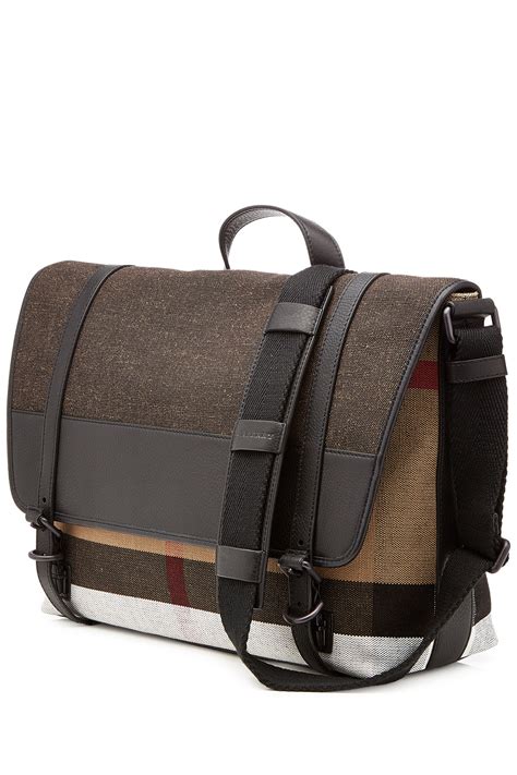 burberry mens briefcase|Burberry messenger bag men's.